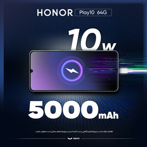گوشی موبایل آنر مدل Play10 دو سیم کارت ظرفیت 128 گیگابایت و رم 4 گیگابایت