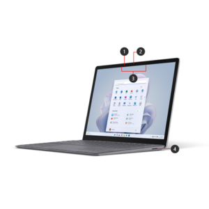 لپ تاپ مایکروسافت 13.5 اینچی مدل Surface Laptop 5 i5 1235U 8GB 256GB SSD Intel Iris g