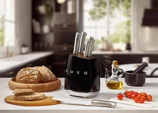ست چاقو اسمگ رنگ مشکی مدل KBSF01