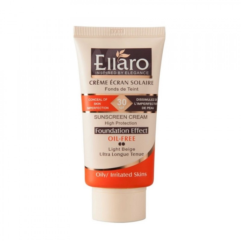 کرم ضدآفتاب رنگی  SPF30  رنگ لایت مناسب پوست چرب الارو
