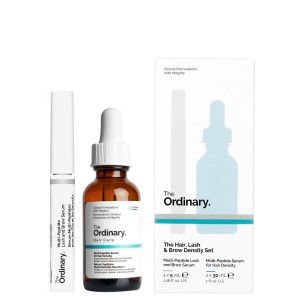 ست سرم تقویت کننده مولتی پپتید اوردینری مدل The Hair, Lash & Brow Density Set مناسب مو، مژه و ابرو