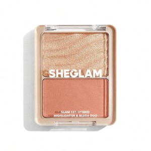 پالت هایلایتر و رژگونه شیگلم سری GLAM 101 HYBIRD مدل Seville