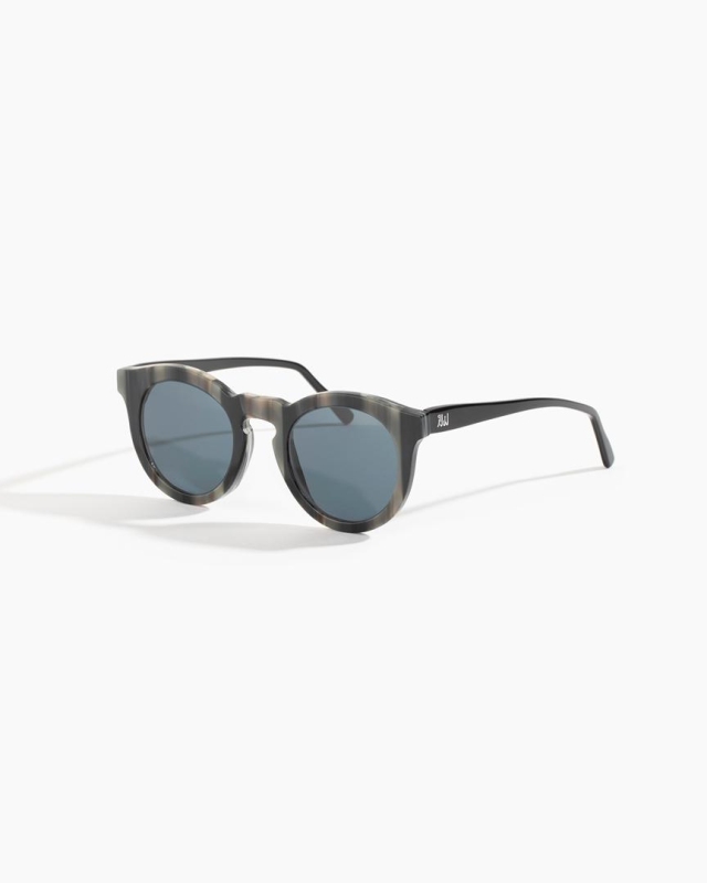 Round dark gray