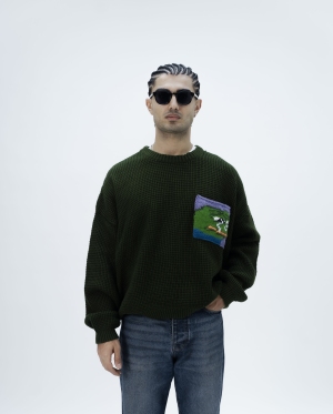 Frog knitting gr