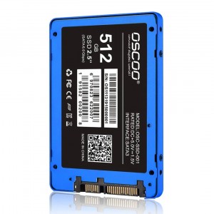 OSCOO SSD 001 Blue 512GB Internal SSD