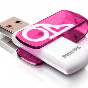 Philips Vivid FM64FD05P 64GB USB 2.0-Flash Memory