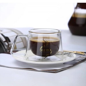 ماگ دو جداره COFFEE آنتی شوک