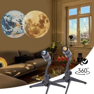 چراغ خواب دیسکی moon earth