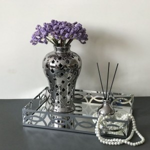 سینی پذیرایی کف آینه ای مستطیل