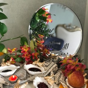 آینه سفره هفت سین گرد
