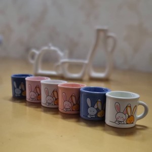 فنجان قهوه خوری فانتزی بسته 6 عددی