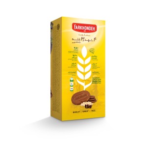 بیسکویت خوشین 4 شهد و 3 غله کاکائویی فرخنده