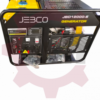 موتور برق 12 کیلو وات دوسیلندر گازوئیلی جبکو مدل JEBCO JBD12000E