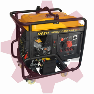 موتور برق بنزینی 19 کیلو وات راتو سه فاز و تک فاز مدل RATO R25000DWHBT