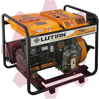موتور برق 7 کیلو وات گازوئیلی لوتیان مدل LUTIAN 7GF-ME