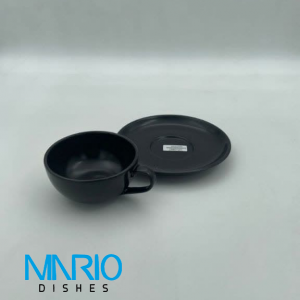 کاپ لته استون ور بونسای  مشکی مات  (ست 6عددی)