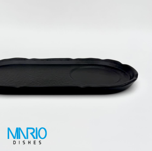 رست بیضی کاپ مشکی ملامین R30