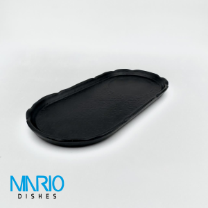 رست بیضی کاپ مشکی ملامین R30
