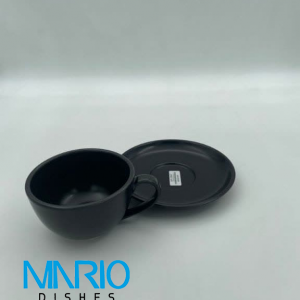 کاپ کاپوچینو استون ور بونسای  مشکی مات (ست 6عددی)