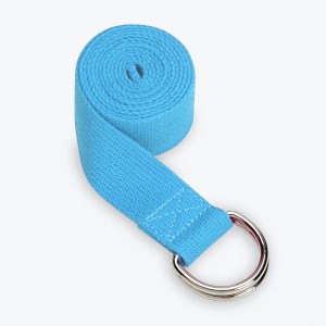 کمربند حرفه ای بدنسازی یوگا Yoga Straps | وارداتی | آبی روشن