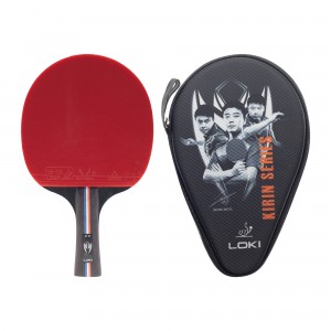 راکت پینگ پنگ لوکی کیف دار 2 ستاره  | اورجینال | LOKI TABLETENNIS KIRIN STAR,S