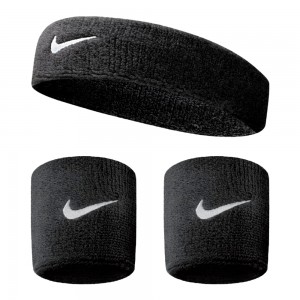 ست مچ بند و هدبند حوله ای نایکی مدل NIKE -NS5975.02 | مشکی