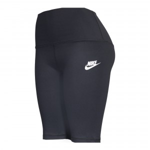 شلوارک بایکر کوتاه زنانه روی زانو نایکی مدل NIKE Women,s Biker Shorts-NB45681.01 | تنفسی | مشکی