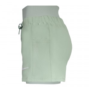 شورتک کشاله دار کمر پهن زنانه نایکی مدل NIKE Shorts BS-4570.1 | سبز