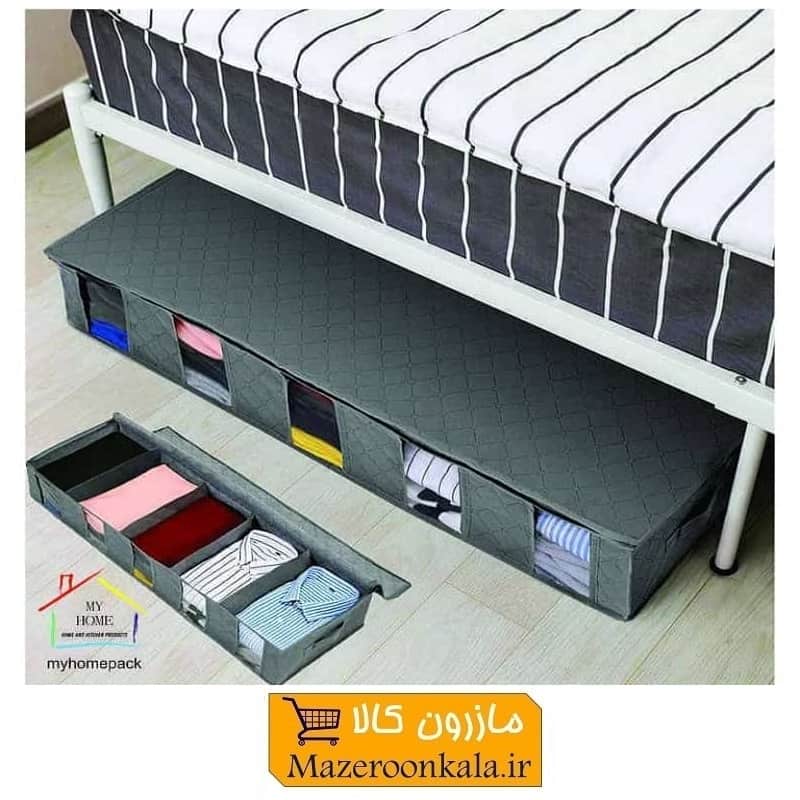 ارگانایزر و نطم دهنده لباس، کیف، کفش و لوازم زیر تختی پنجره دار HCV-044