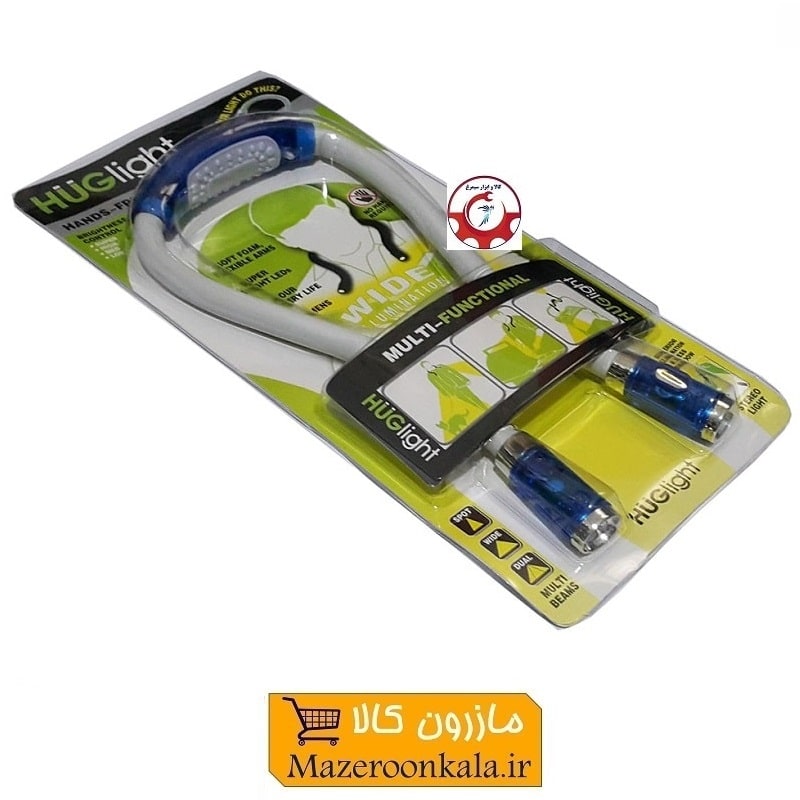 چراغ مطالعه انعطاف پذیر گردنی Huglight با 4 ال ای دی 3 حالته ELU-018