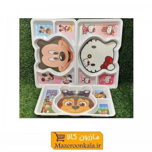 بشقاب غذا 5 خانه کودک SOO-077