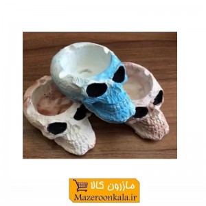 زیر سیگاری سنگی (گچی) کوچک طرح اسکلت SOO-081