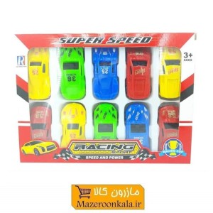 اسباب بازی ماشین  کوچک ۱۰ عددی جعبه دار TMA-001