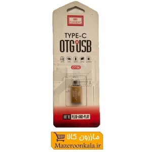 مبدل یا تبدیل OTG  USB به TYPE-C برند Earldom ارلدوم SOO-110