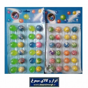 توپ شیطونک اسباب بازی مدل ساده ژله ای و رنگی TTS-001