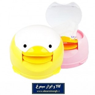 جای دستمال کاغذی درب دار اتاق کودک طرح پنگوئن HKI-011