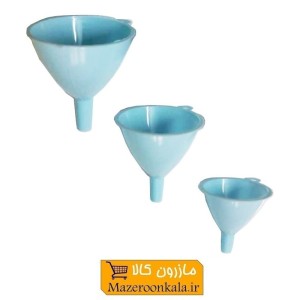 قیف ۳ قلو پلاستیکی آشپزخانه و منزل  HGF-001