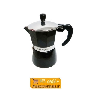موکاپات قهوه ساز کمر نقره ای ۳ کاپ مشکی HGJ-021