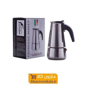 قهوه جوش و اسپرسوساز روگازی استیل ۴ کاپ HGJ-010