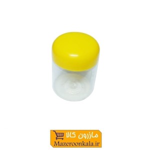 ظرف پلاستیکی درب دار جار ۱۳۰ سی سی ۱۰ عددی PZJ-001