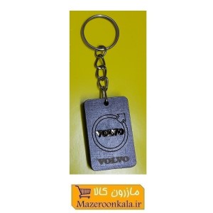 جاکلیدی آرم و لوگوی چوبی خودرو های Volvo ولوو ارزان قیمت HSK-078