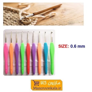 میل قلاب بافی Crochet ژله ای سایز  هوک 0.6 میلیمتر HHN-001