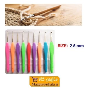 میل قلاب بافی Crochet ژله ای سایز  هوک 2.5 میلیمتر HHN-005