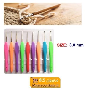 میل قلاب بافی Crochet ژله ای سایز  هوک 3.0 میلیمتر HHN-006