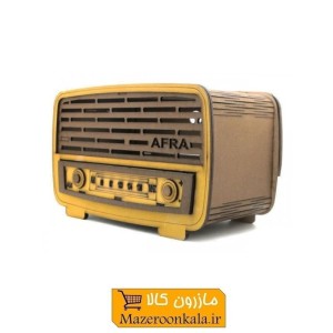 جا دستمال کاغذی چوبی طرح رادیو کلاسیک و قدیمی افرا HTI-002