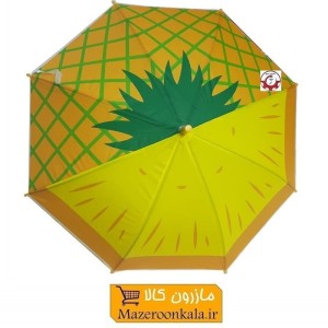 چتر بچه گانه طرح میوه مدل A آناناس دخترانه و پسرانه 8 فنر HCH-041
