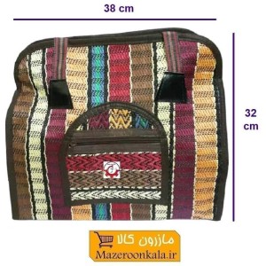 کیف جاجیم یا جاجیمی زنانه دسته دار با جیب HKF-053