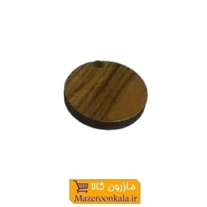 آینه جیبی چوبی گرد طرح چوب فروش تکی و جینی ZAY-013