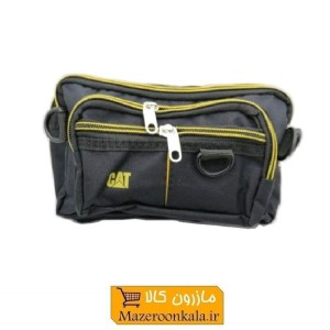 کیف کمری برزنتی مشکی 4 زیپ CAT کت CKF-008