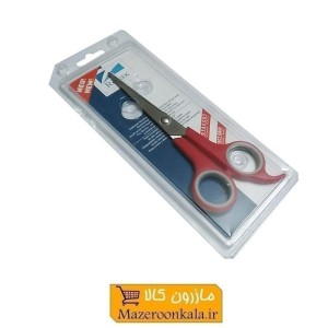 قیچی آرایشی  یا آرایشگری کات تک دم Relax ریلکس ۱۸ سانت قرمز HGC-012-1